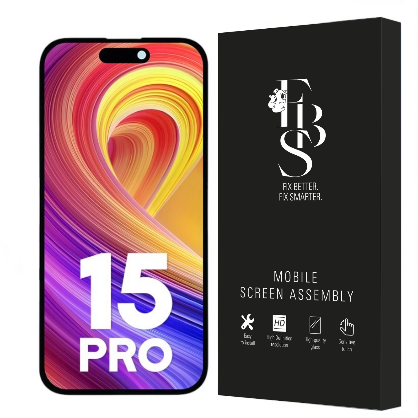 iPhone 15 Pro Display Soft-OLED 120Hz