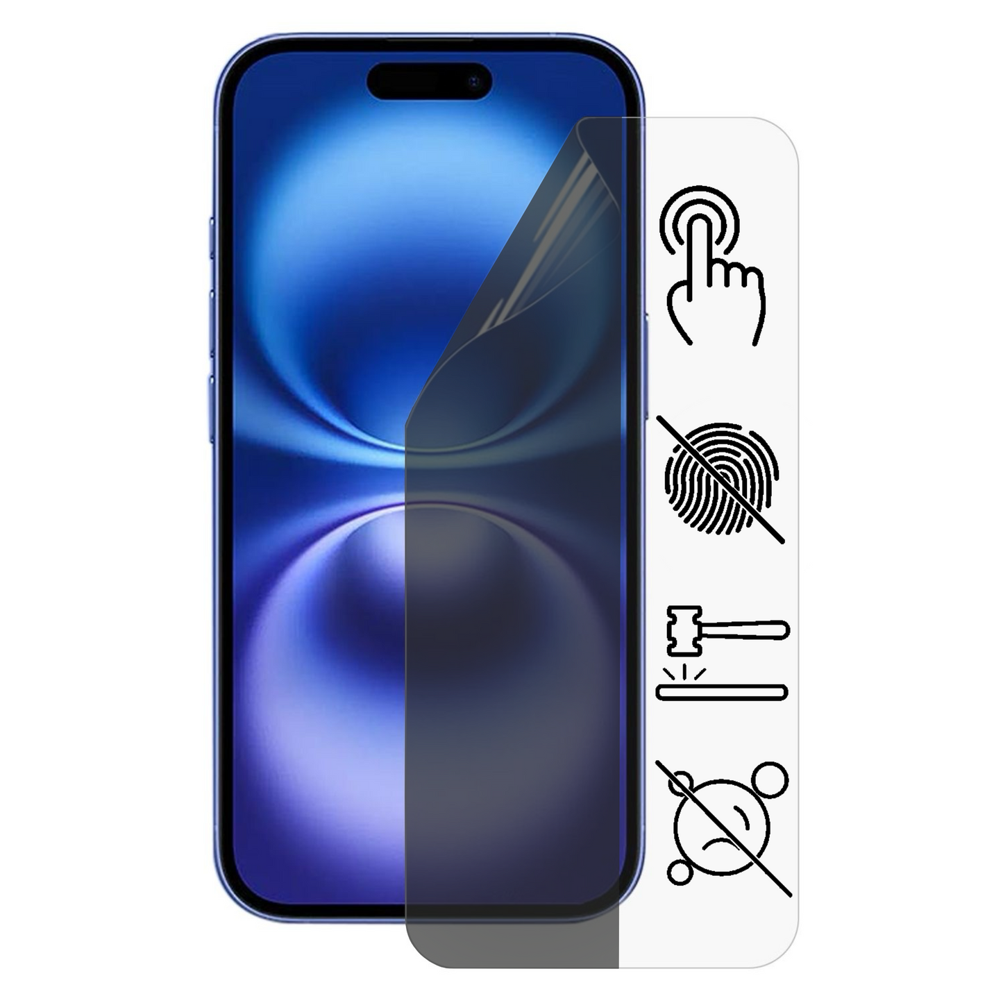 Premium Hydrogelfolie Privacy 50 Stück