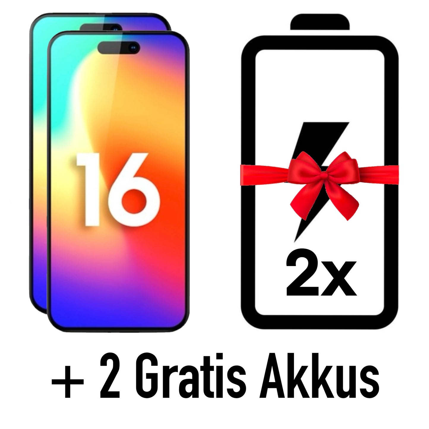 2x iPhone 16 Display (Pulled) inkl. Sensorflex Kabel kaufen und 2 Akkus nach Wahl dazu erhalten