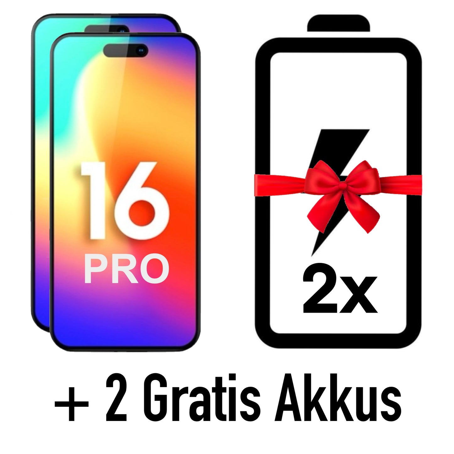 2x iPhone 16 Pro Display (Pulled) inkl. Sensorflex Kabel kaufen und 2 Akkus nach Wahl dazu erhalten