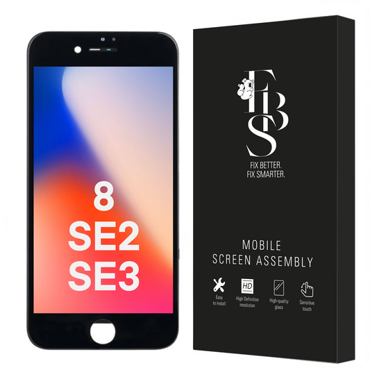 iPhone 8/SE2/SE3 Display Refurbished inkl. Hitzeplatte schwarz