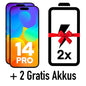 2x iPhone 14 Pro Display (Pulled) inkl. Sensorflex Kabel kaufen und 2 Akkus nach Wahl dazu erhalten
