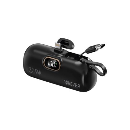 Mini Powerbank 22.5W 5000 mAh Lightning black