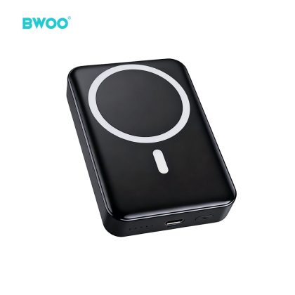 Powerbank mit MagSafe BWOO 10.000mAh und 20W schwarz