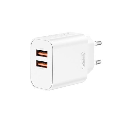 XO Ladeadapter CE34 2x USB 2,4A weiß