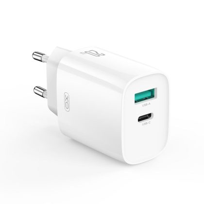 XO Ladeadapter CE29 PD 20W 1x USB-C 1x USB weiß XO