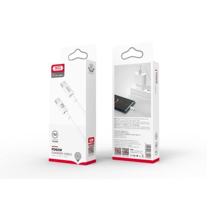 XO cable NB-Q190A PD USB-C - USB-C 1,0m 60W white